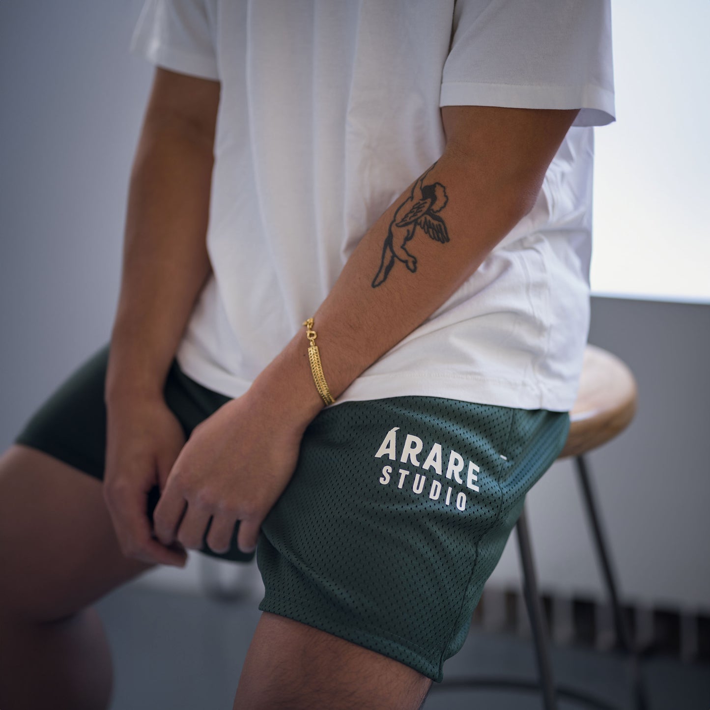 essentials shorts - forest